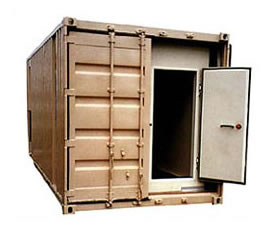 Container freezer refrigerator